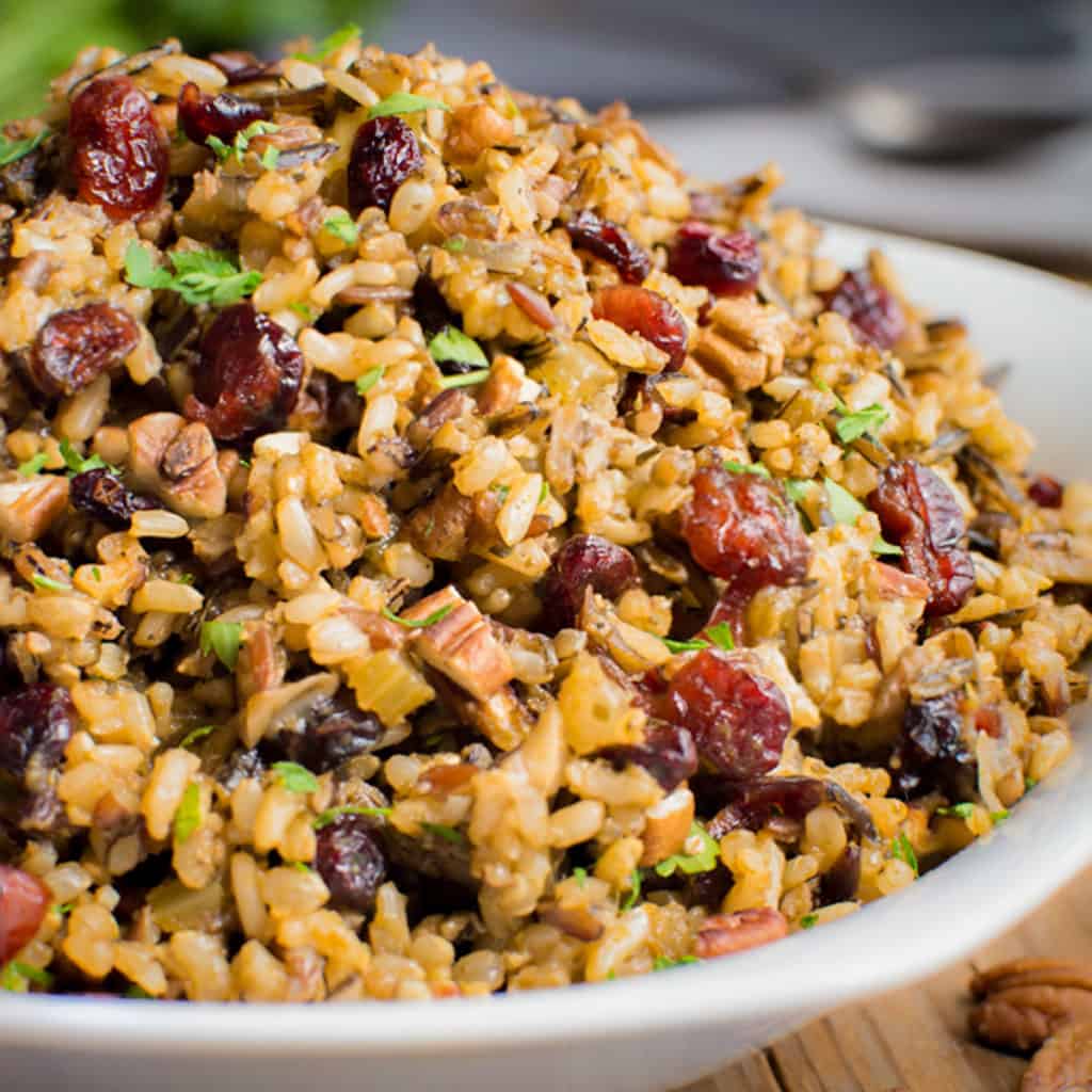 Wild Rice Stuffing - gluten-free (Instant Pot or stovetop) | Where You ...