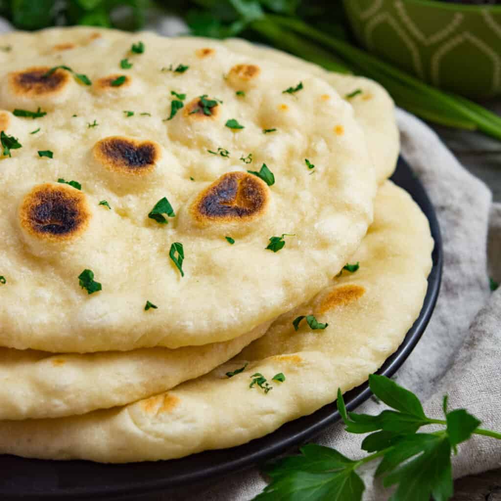 Easy Vegan Naan - Where You Get Your Protein