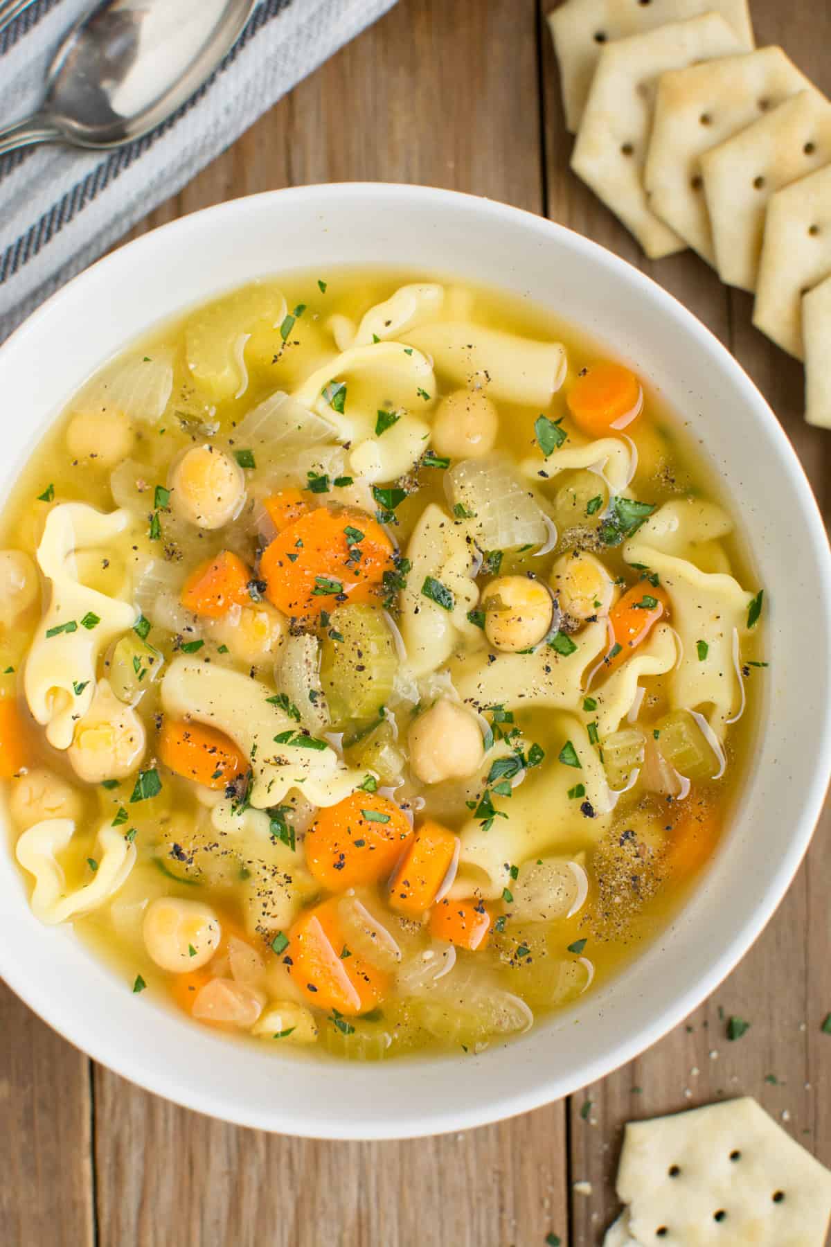 Vegan Chicken Noodle Soup - Simple Vegan Blog